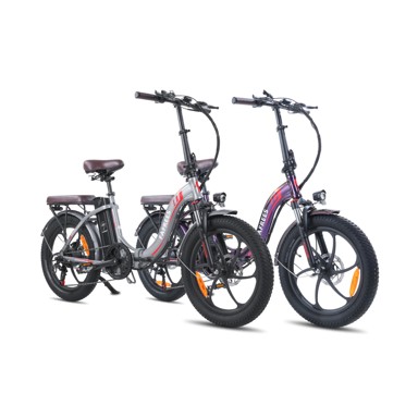 FAFREES F20 Pro električni bicikl 20" 250W, sivo-narančasti